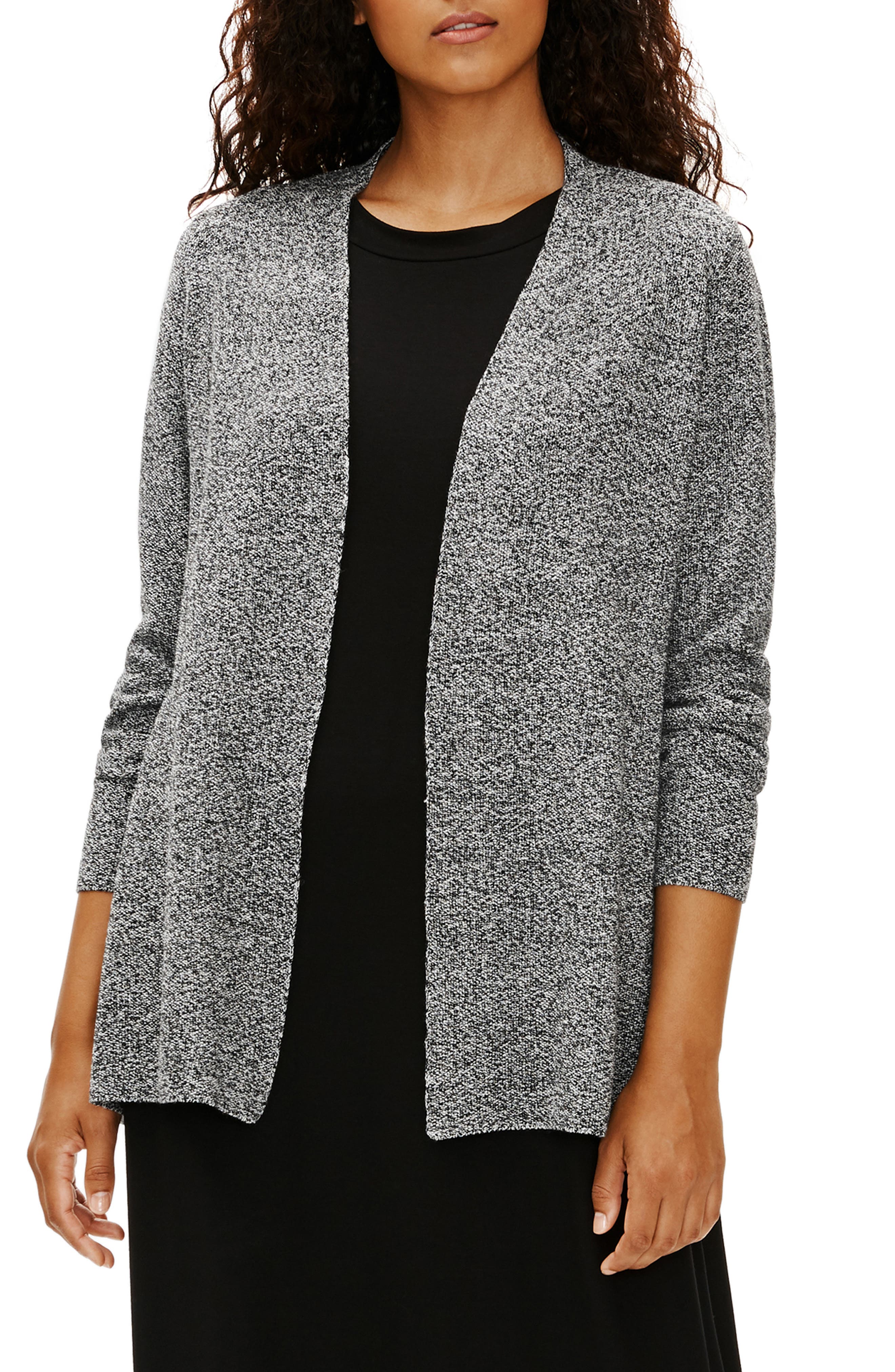 eileen fisher grey cardigan