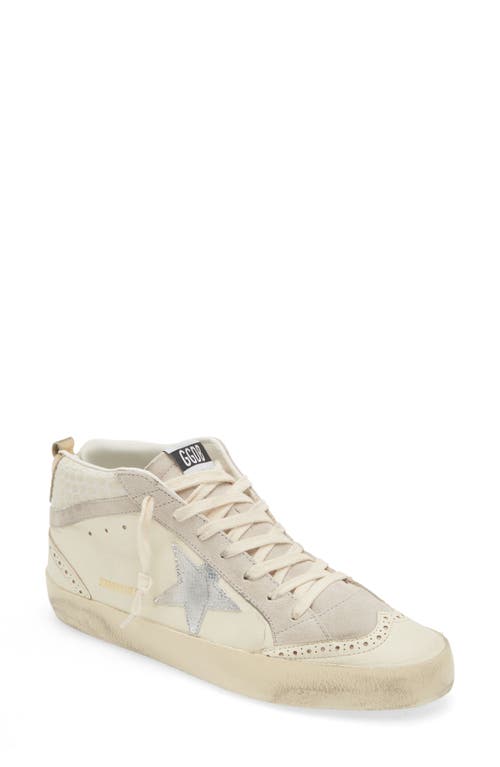 Golden Goose Mid Star Sneaker Worn White Multi at Nordstrom,