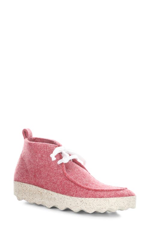 Shop Asportuguesas By Fly London Cody Wool Chukka Boot In Red Tweed/felt