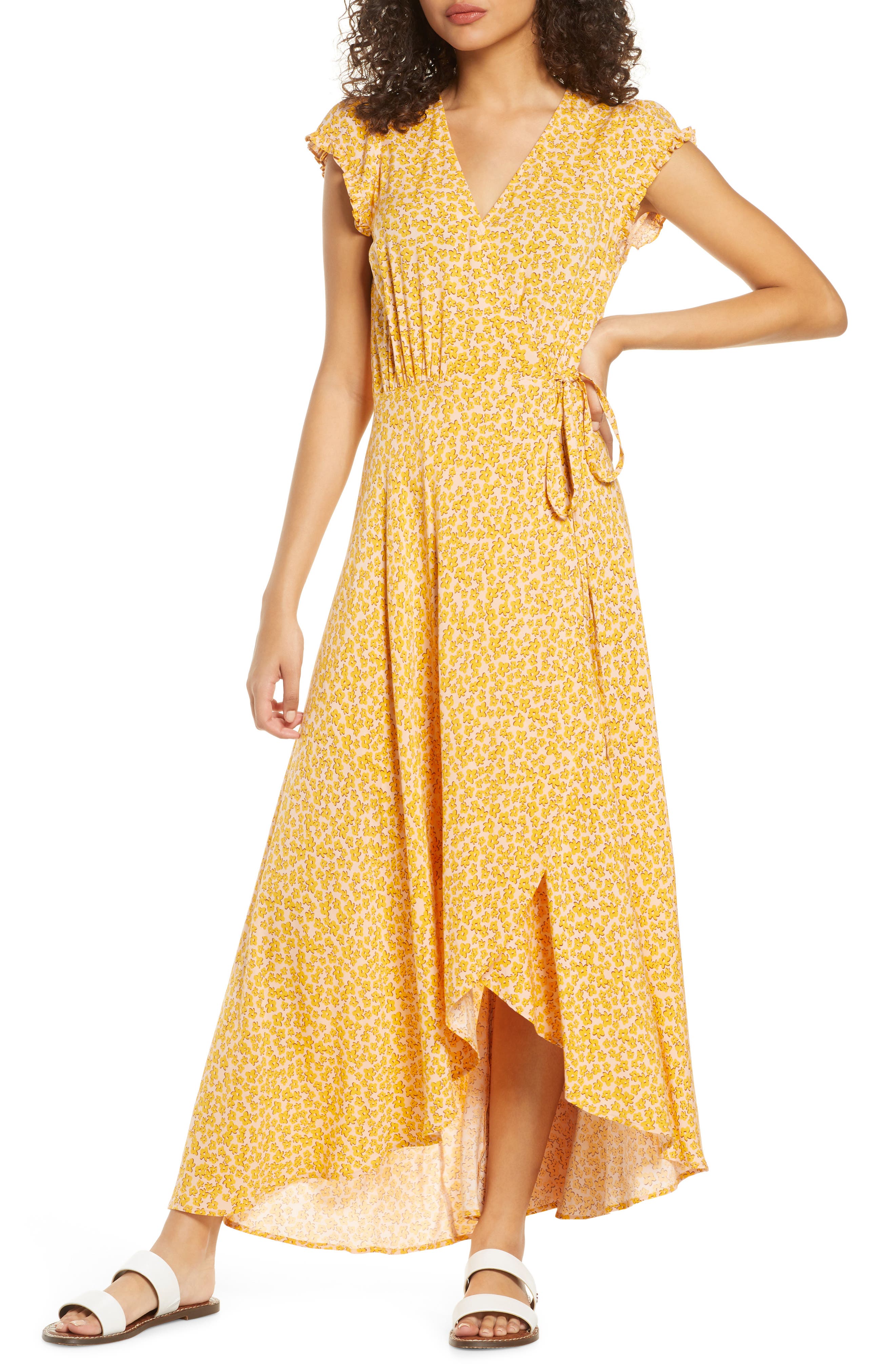 auguste wrap dress