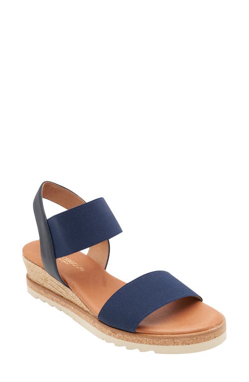 Shop Andre Assous André Assous Neveah Espadrille Sandal In Navy/navy