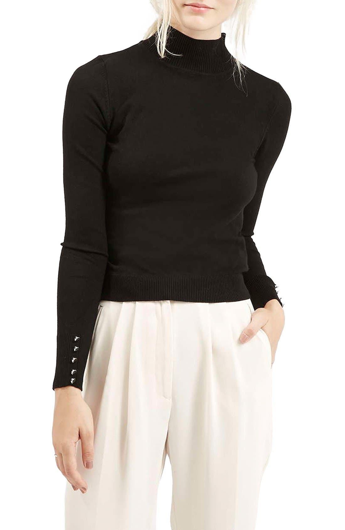 Funnel Neck Long Sleeve Top Nordstrom