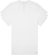 | Nordstrom Calvin Crewneck T-Shirt 3-Pack Klein Cotton