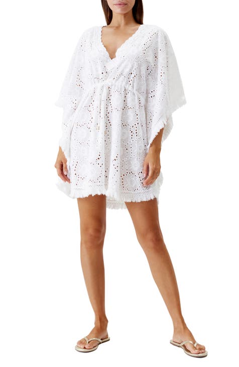 Women s Eyelet Swimsuit Cover Ups Beachwear Wraps Nordstrom