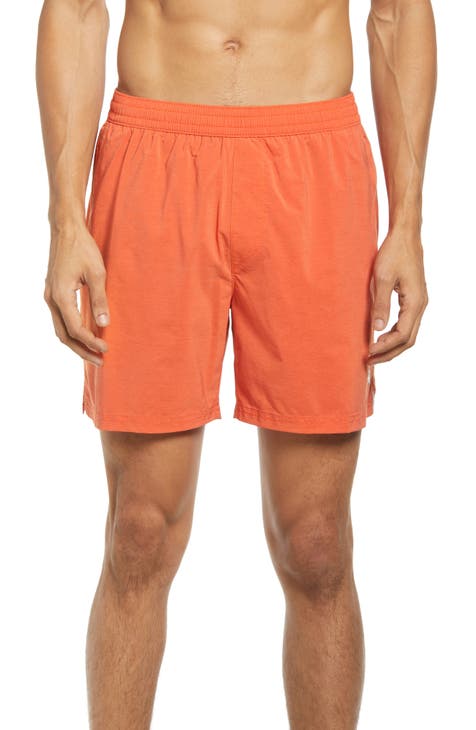 Mens swim shorts: FRUIT PUNCH - ORANGE