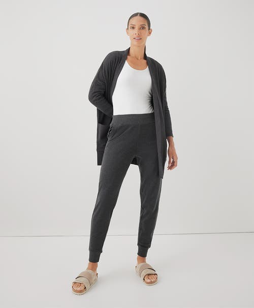 Pact Organic Cotton Airplane Jogger In Charcoal Heather