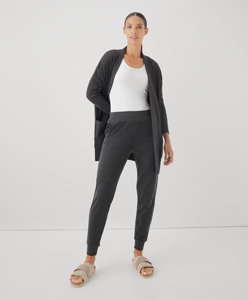 Shop Pact Organic Cotton Airplane Jogger In Charcoal Heather