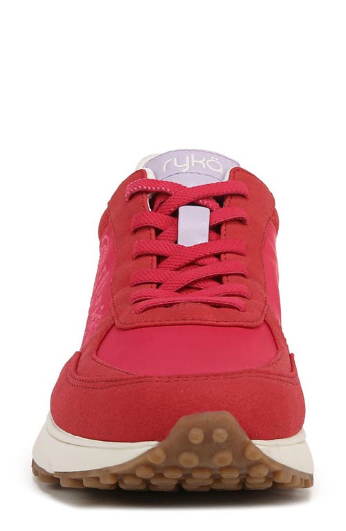 Shop Ryka Rykä Jog On Sneaker In Salsa Red