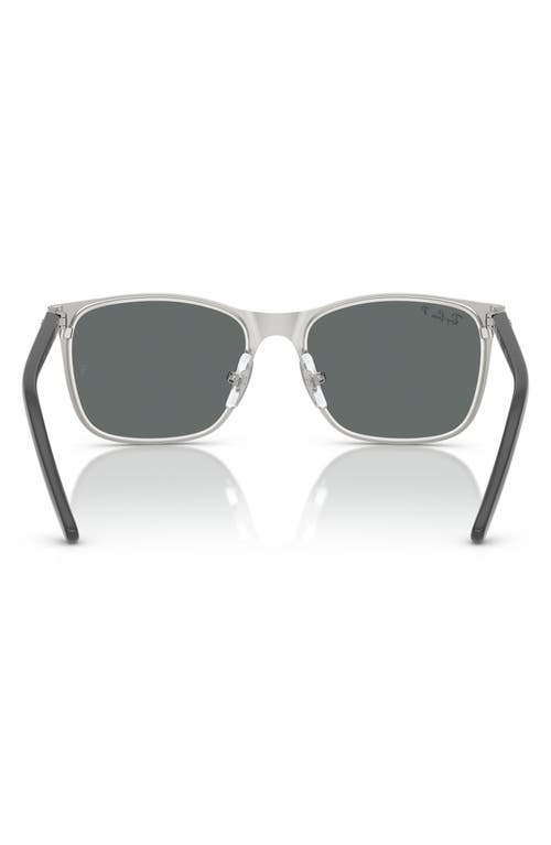 Ray Ban Ray-ban Kids' 48mm Square Sunglasses In Black Silver