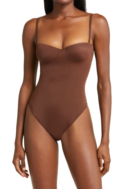 SKIMS Contour Lift Bodysuit in Cocoa at Nordstrom, Size X-Large
