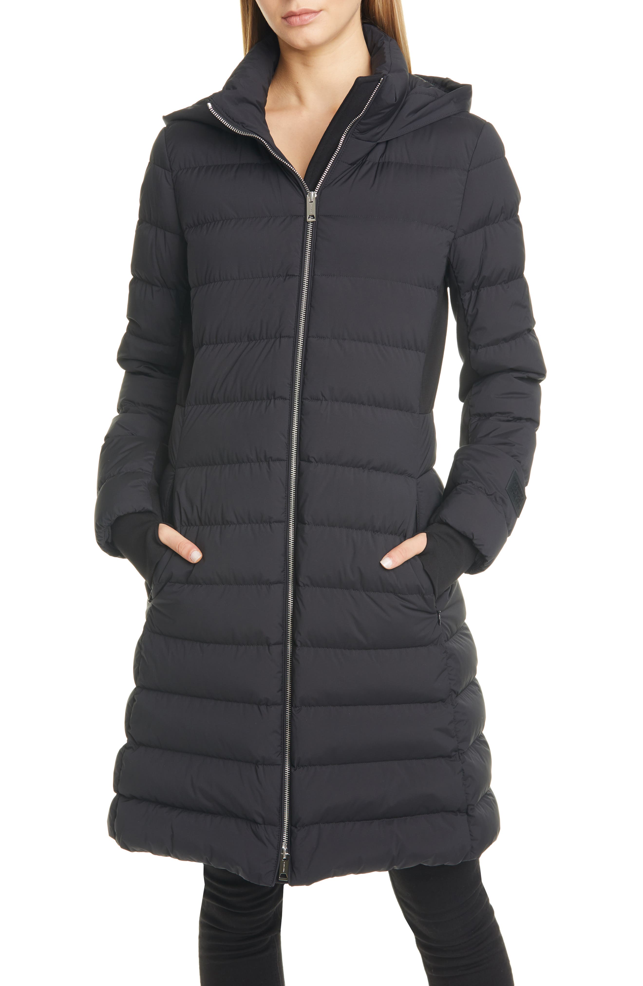 burberry hooded puffer coat