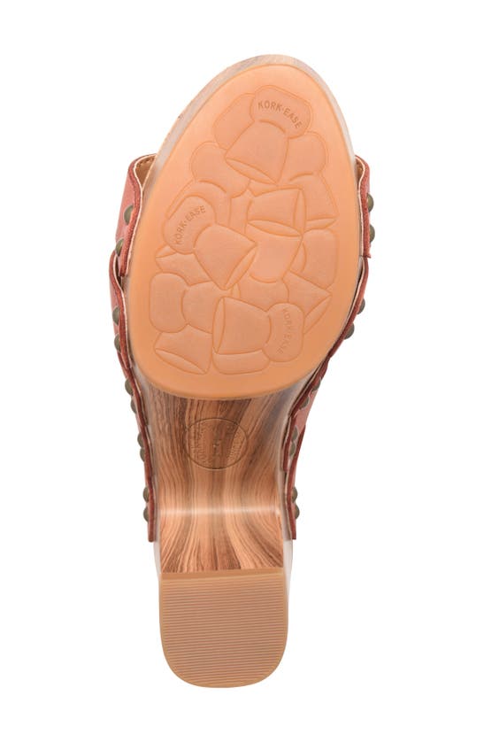 Shop Kork-ease Devan Platform Sandal In Orange F/ G