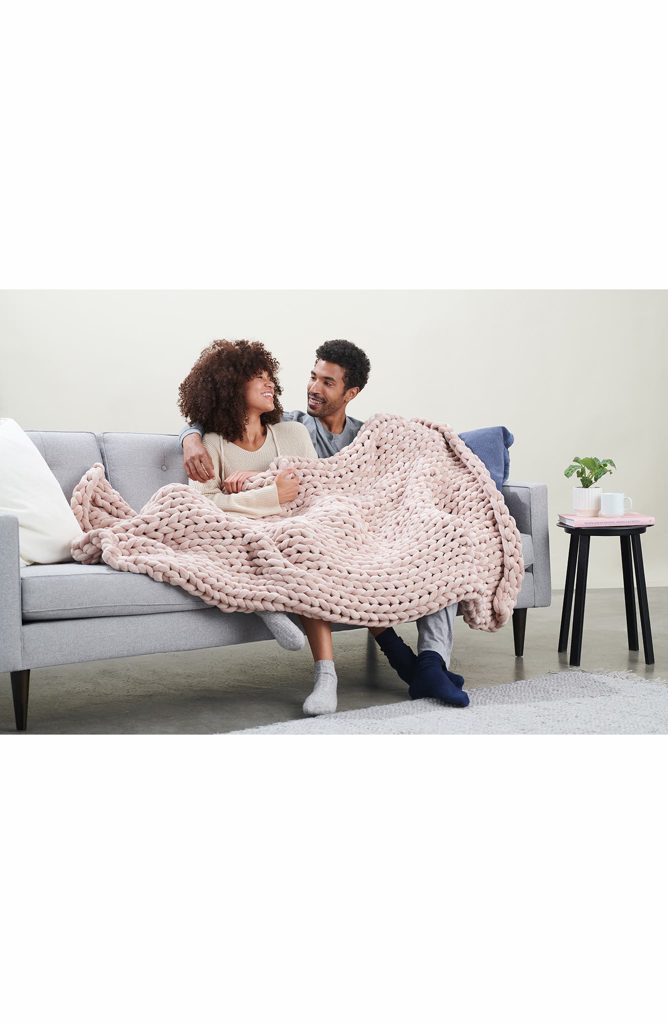 Bearaby Knit Velvet Weighted Blanket Nordstrom