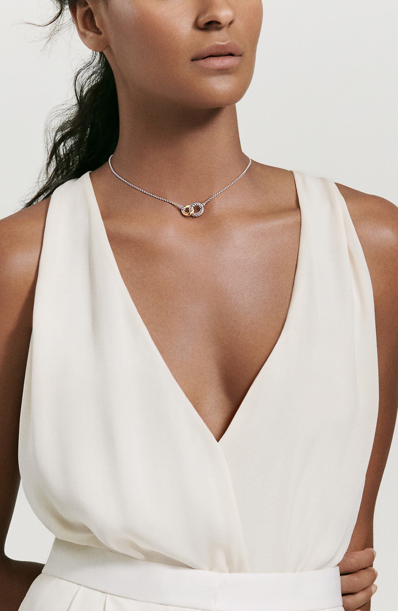 David Yurman Belmont Curb Link Necklace 