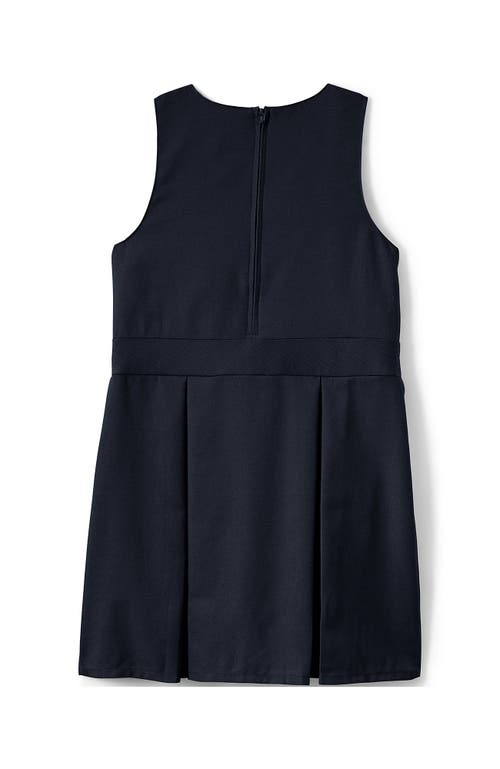LANDS' END LANDS' END GIRLS UNIFORM SOLID JUMPER