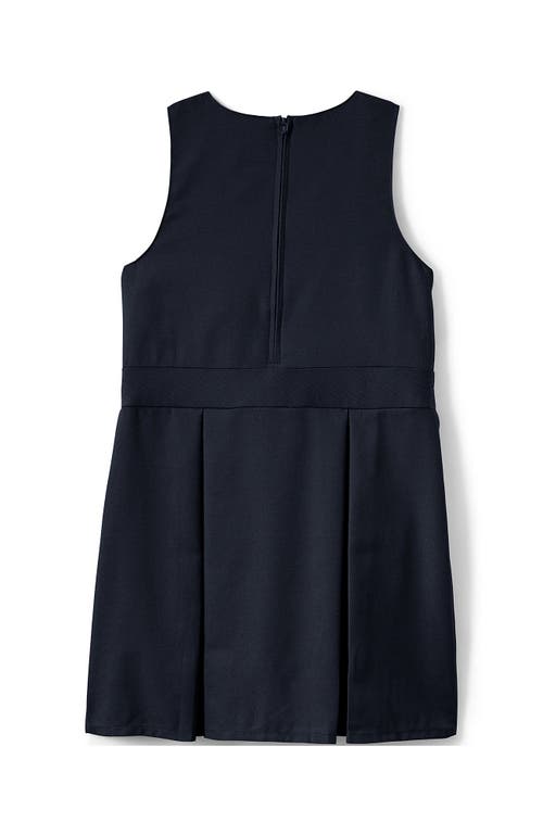 Shop Lands' End School Uniform Girls Plus Jumper Top Of Knee In Classic Navy