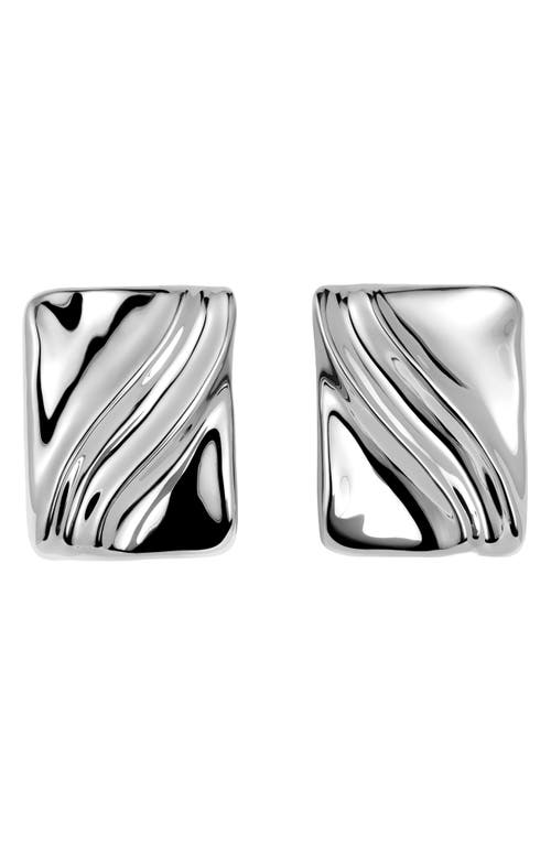 LILI CLASPE Adva Clip-On Earrings in Silver at Nordstrom