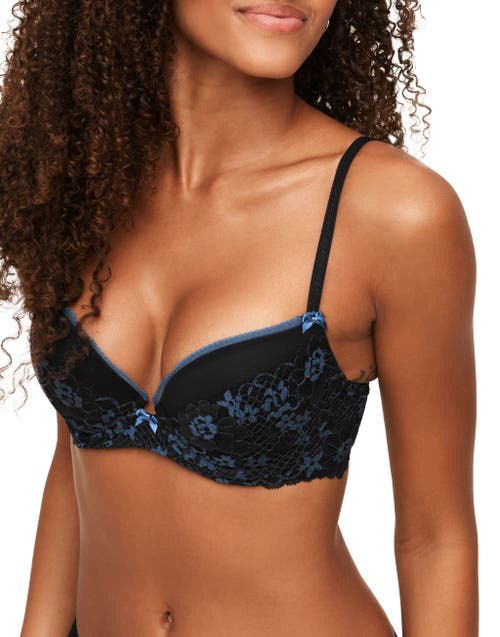 Shop Adore Me Jana Push Up Demi Bra In Black
