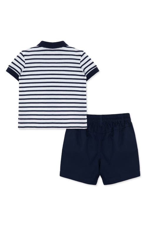 LITTLE ME LITTLE ME BASEBALL POLO & SHORTS SET 