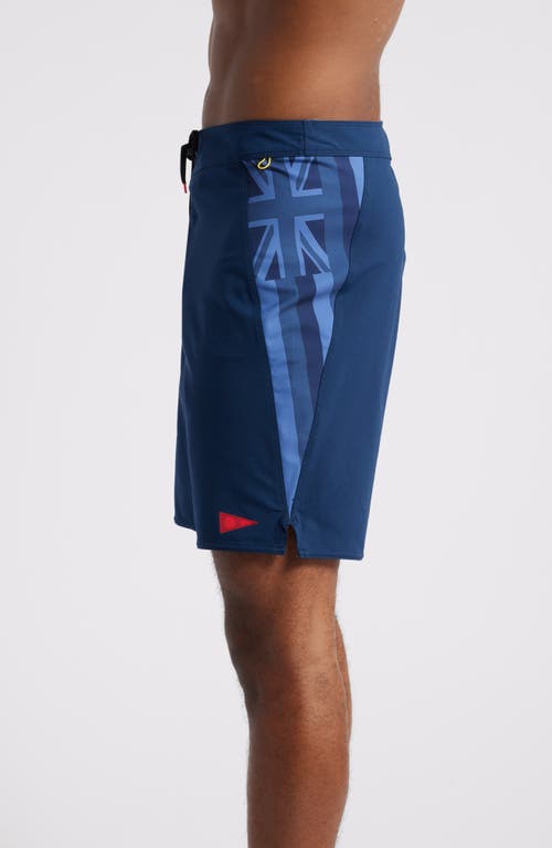 Shop Florence Pro Hawaii Water Repellent Board Shorts In Dark Navy