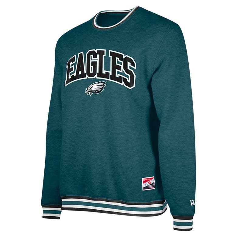 Shop New Era Midnight Green Philadelphia Eagles Pullover Sweatshirt