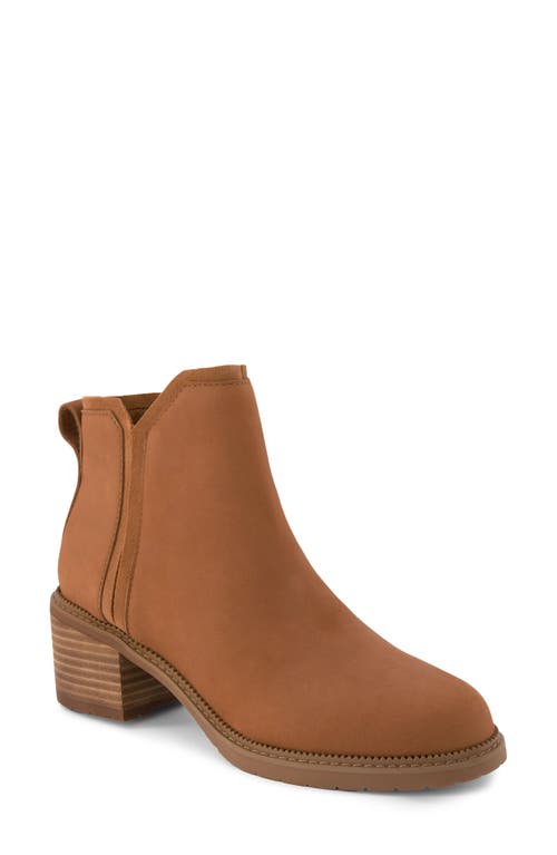 TOMS TOMS HAILEY WATER RESISTANT LEATHER BOOTIE 