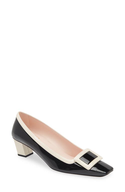 Shop Roger Vivier Belle Vivier Buckle Pump In Nero/cire