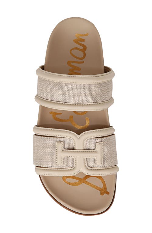 Shop Sam Edelman Rowan Sandal In Light Natural/linen Se