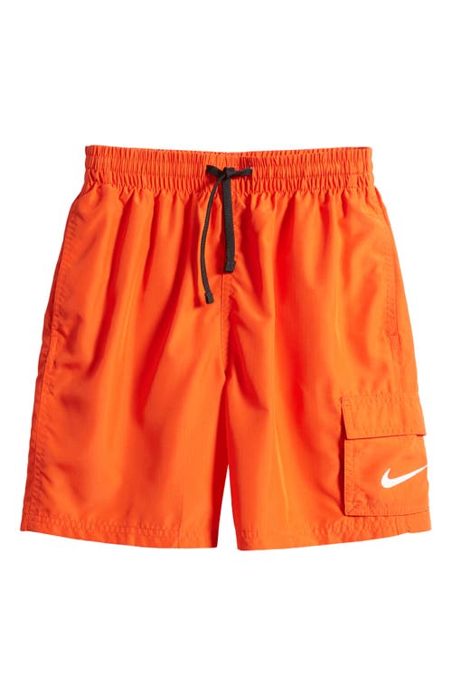 Nike Kids' Volley Swim Trunks In Picante Red
