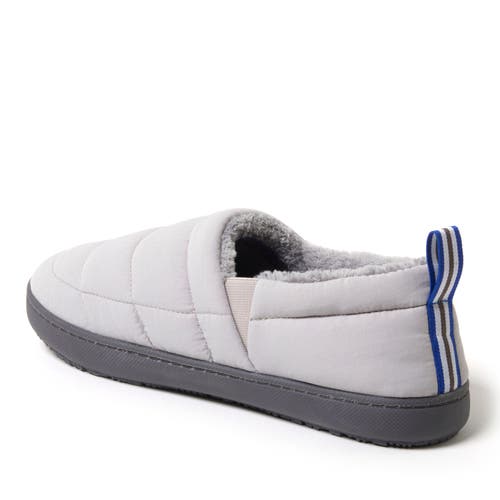 Dearfoams Men's Cullen Ripstop Closed Back Slip On In Grey