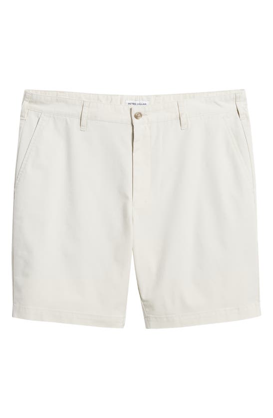 Shop Peter Millar Crown Comfort Stretch Cotton Blend Shorts In Stone
