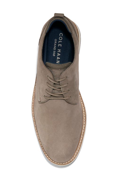 Shop Cole Haan Osborn Plain Toe Derby In Morel Nubuck/ch Oat