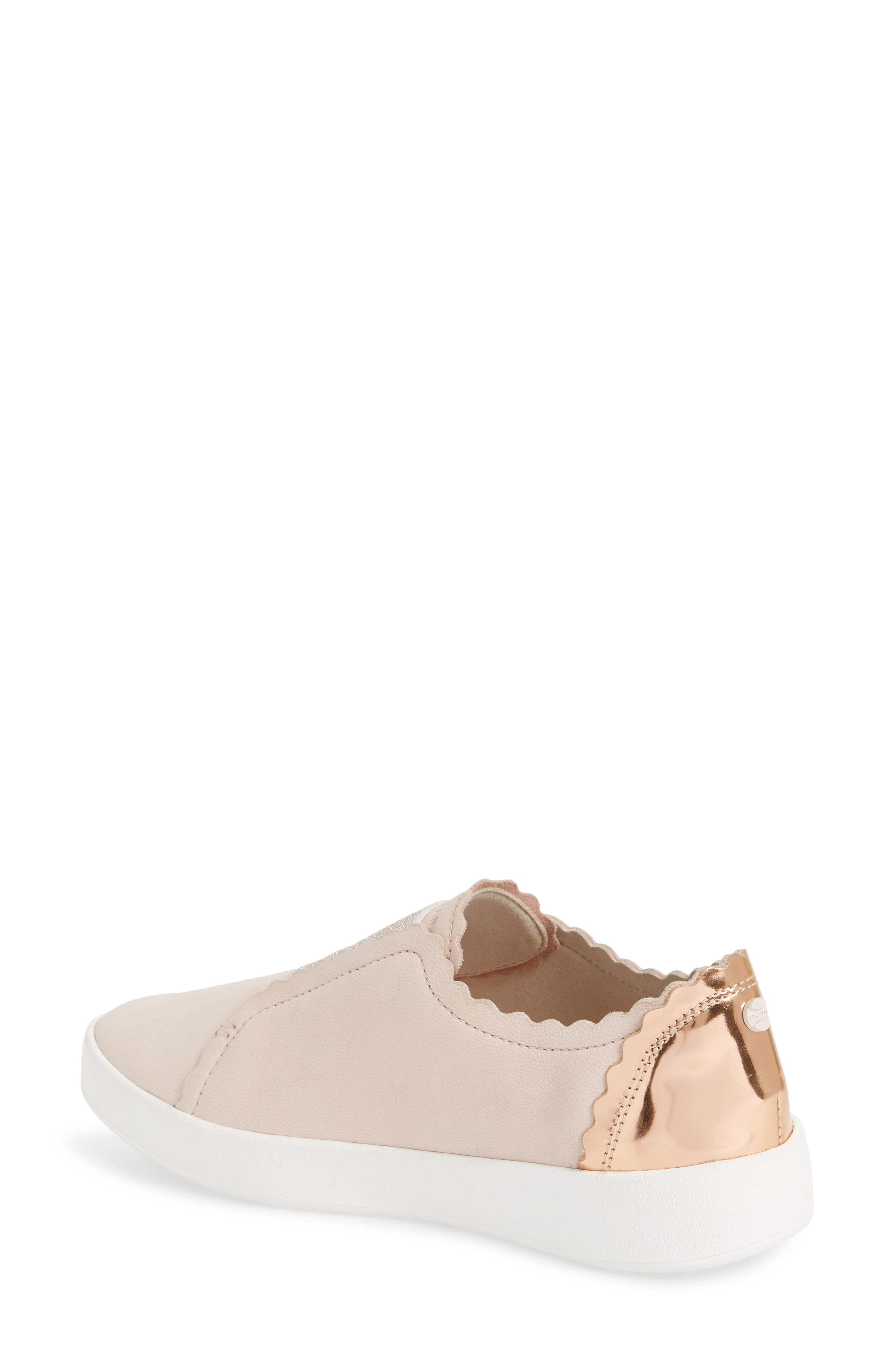 women's grandpr? spectator scalloped slip on sneaker