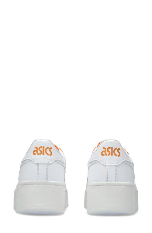 Shop Asics ® Japan S Platform Sneaker In White/orange Lily