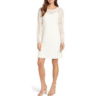 Rosemunde Tie Back Lace Dress, US / 4 - Ivory