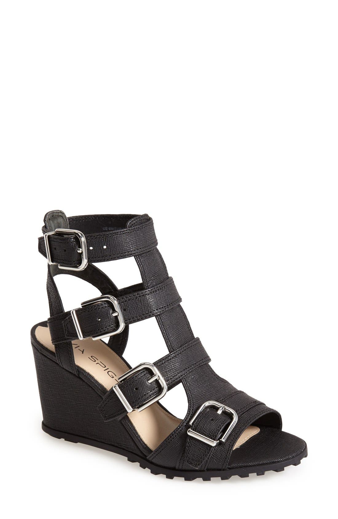 via spiga wedge sneaker