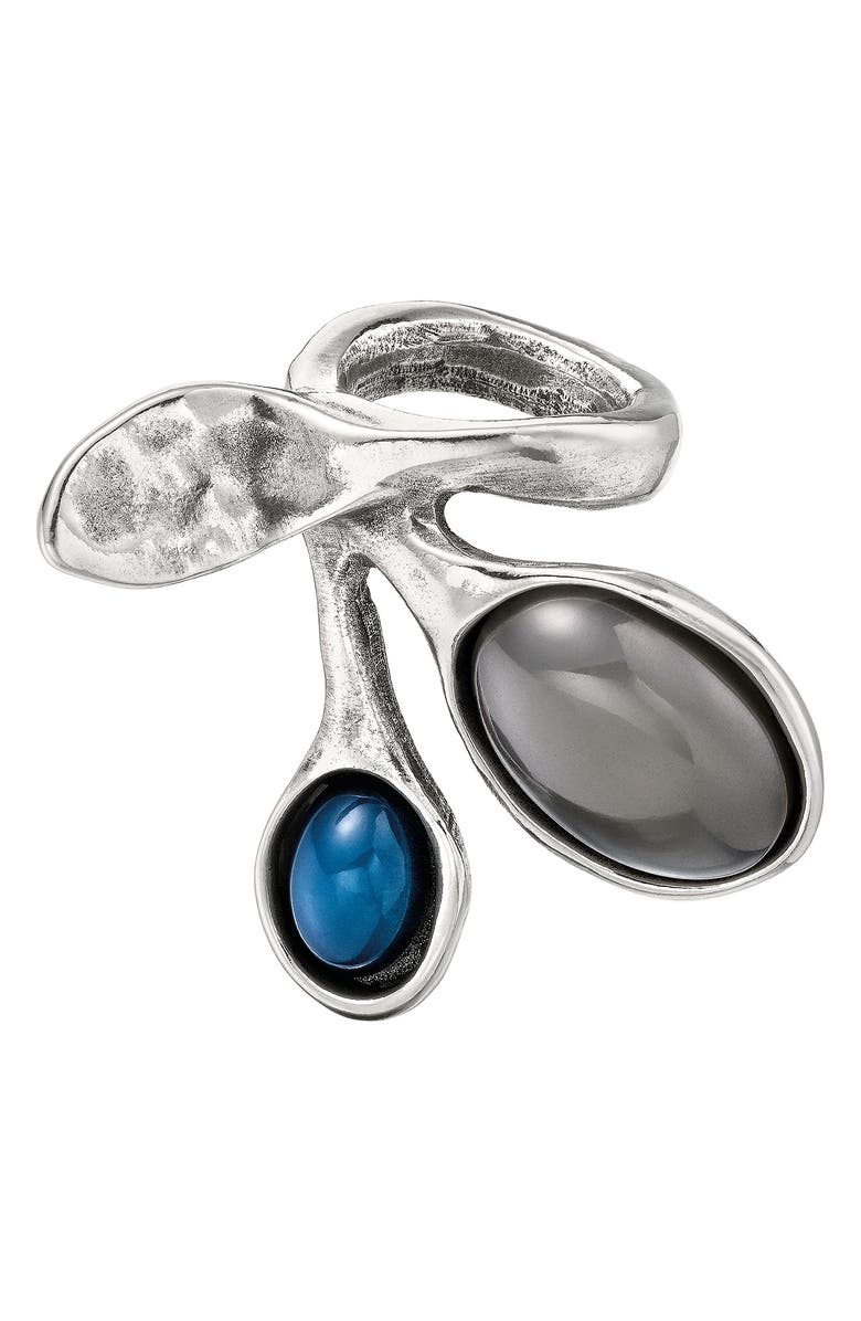 Unode50 Olivia Silver Plated Resin Stone Ring Nordstromrack Unode50 Olivia Silver Plated Resin Stone Ring Nordstromrack