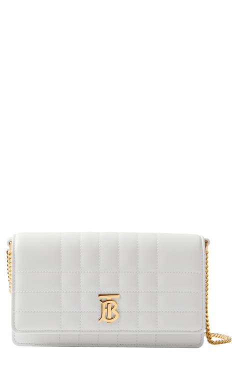 Burberry Lola Twin Pouch Shoulder Bag in White