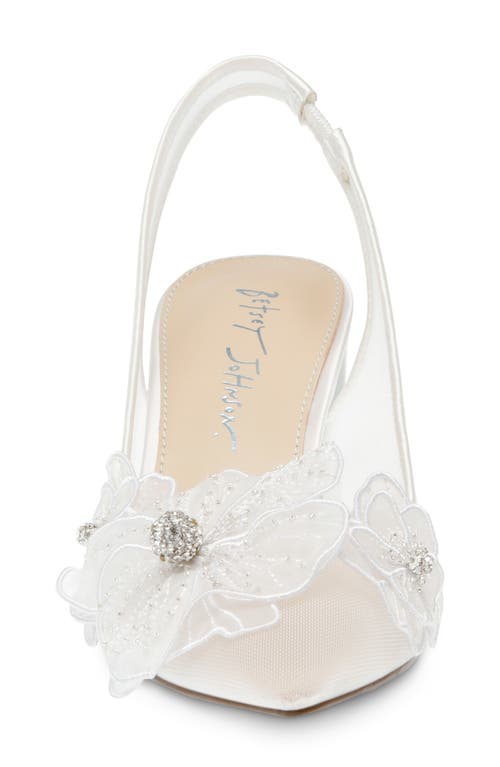 BETSEY JOHNSON BETSEY JOHNSON PETRA SLINGBACK POINTED TOE PUMP