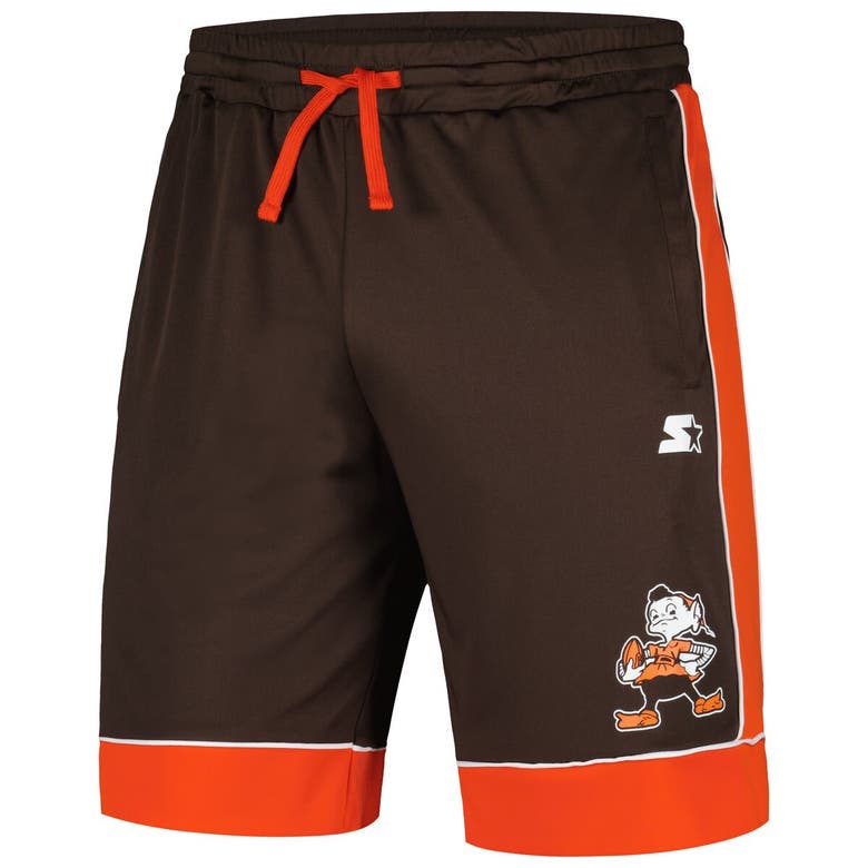 Shop Starter Brown/orange Cleveland Browns Vintage Fan Favorite Shorts