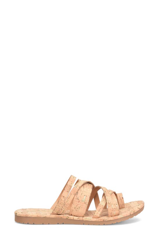 Korks Clemmons Strappy Sandal In Natural Cork