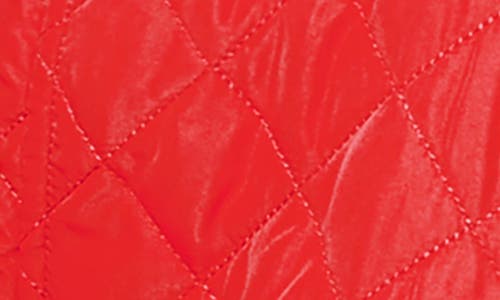 Shop Jones New York Quilted Coat In Deep Rouge