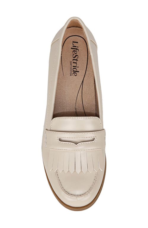 Shop Lifestride Santana Fringe Loafer In Cream