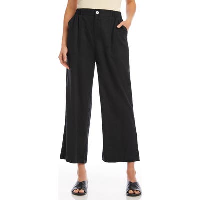 Karen Kane Crop Wide Leg Pants, Blue
