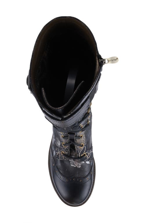 L'artiste By Spring Step Kisha Boss Boot In Black Multi