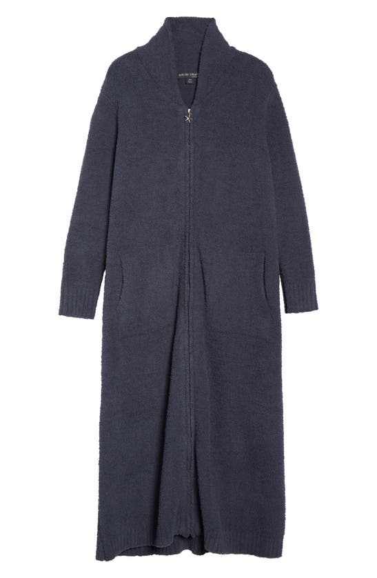 Barefoot Dreams Cozychic™ Full Zip Robe In Pacific Blue