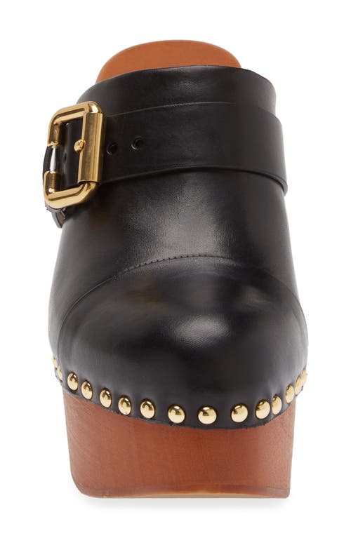 Shop Chloé Jeanette Platform Clog In Black