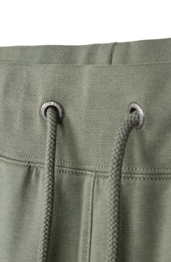 Shop Psycho Bunny Floyd French Terry Sweat Shorts In Agave Green