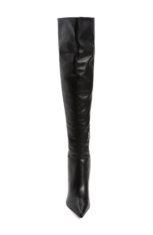 Shop Schutz Mikki Over The Knee Boot In Black/black