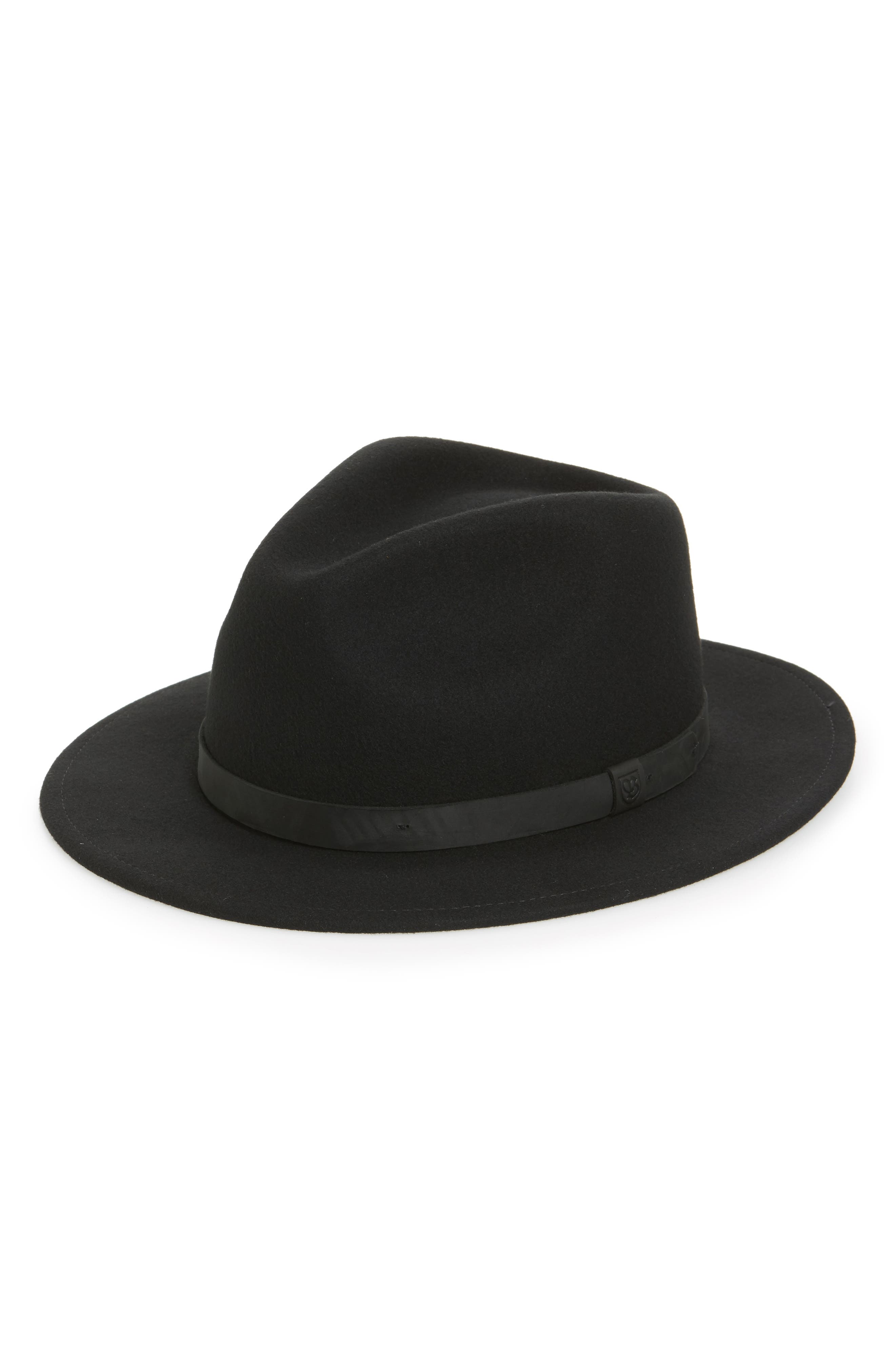 hats for men black